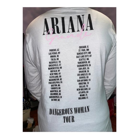 ARIANA GRANDE DWT DANGEROUS WOMAN TOUR MERCH - Picture 3 of 3